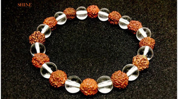 How Rudraksha and Clear Quartz Crystals Bracelet Enhance Meditation and Focus
