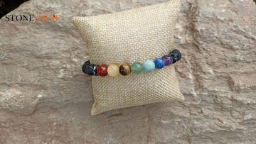 7 Chakra Lava Stone Bracelet Benefits for Male and Female
