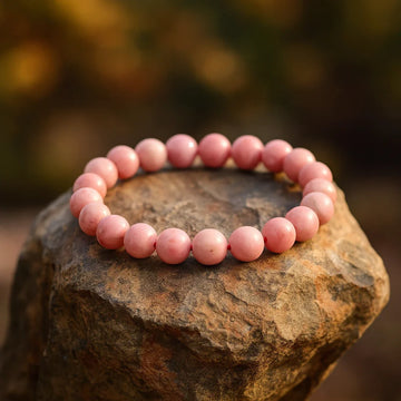 Rhodochrosite Agate Natural Stone Bracelet
