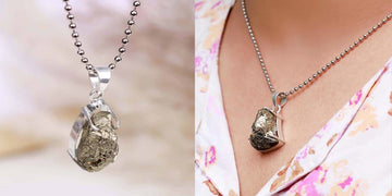 Benefits of Wearing a Natural Pyrite Crystal Pendant Necklace for Men & Women