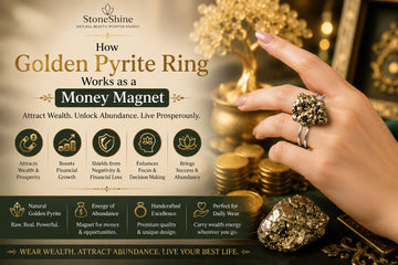 How Golden Pyrite Ring Works as a Money Magnet | Stoneshine