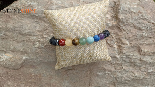 7 Chakra Lava Stone Bracelet Benefits for Male and Female