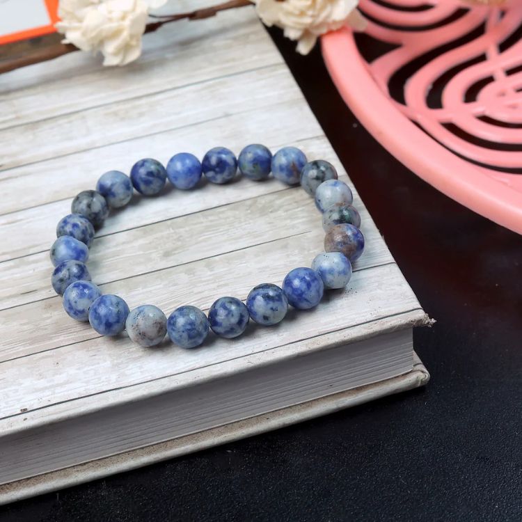 Blue Jasper Agate Bracelet