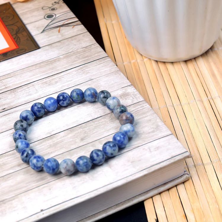 Blue Jasper Agate Bracelet