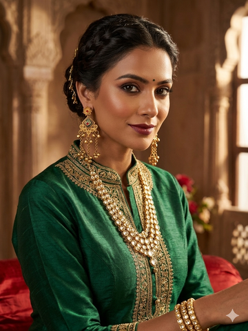 Trending Beautiful Kashmiri Brass Earrings