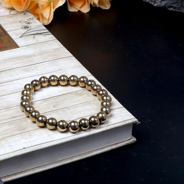 Golden Pyrite Crystal Bracelet