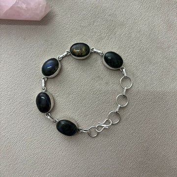 Natural Labradorite Crystal Bracelet