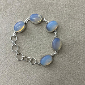 Natural Opal Gemstones Crystal Bracelet