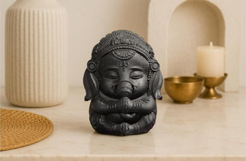 Pyrite Baby Ganesha Murti