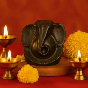 Pyrite Lord Ganesha Idol