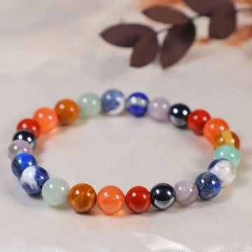 Seven Chakra Crystal Bracelet