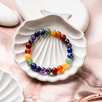 Seven Chakra Crystal Bracelet