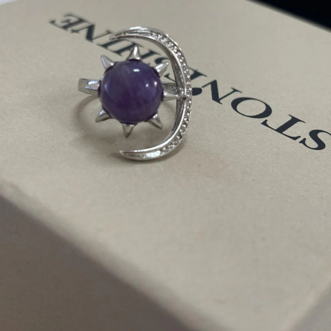 Sun and Moon Crystal Rings