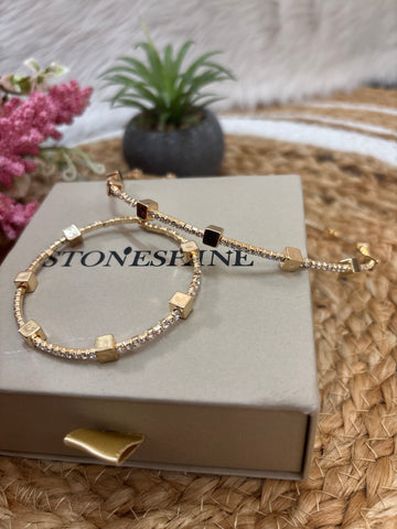 Trendy Necklace and Bracelet Set