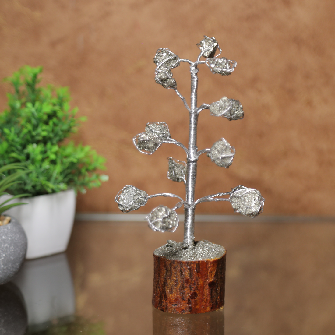 Natural Pyrite Stone Tree