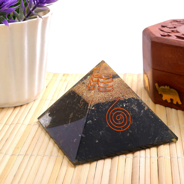 Black Tourmaline Orgonite Pyramid