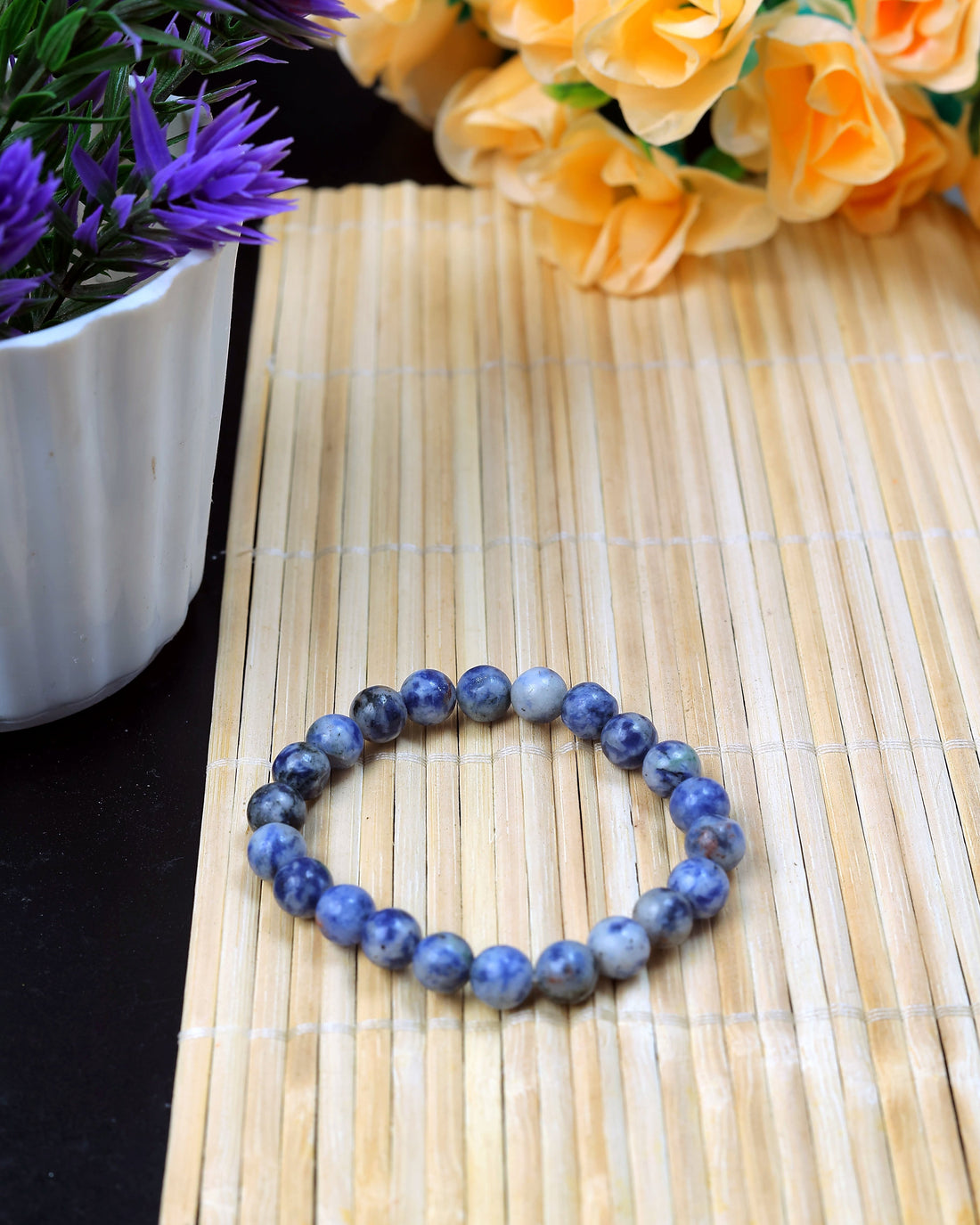 Blue Jasper Agate Bracelet