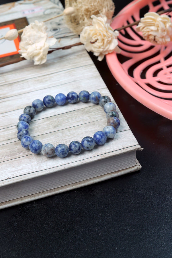 Blue Jasper Agate Bracelet