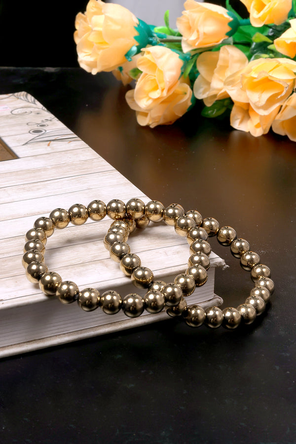 Golden Pyrite Crystal Bracelet