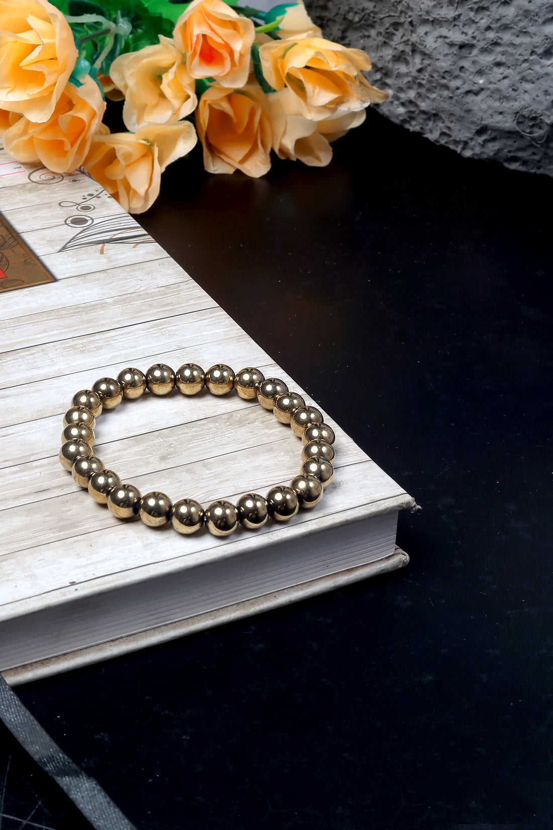 Golden Pyrite Crystal Bracelet