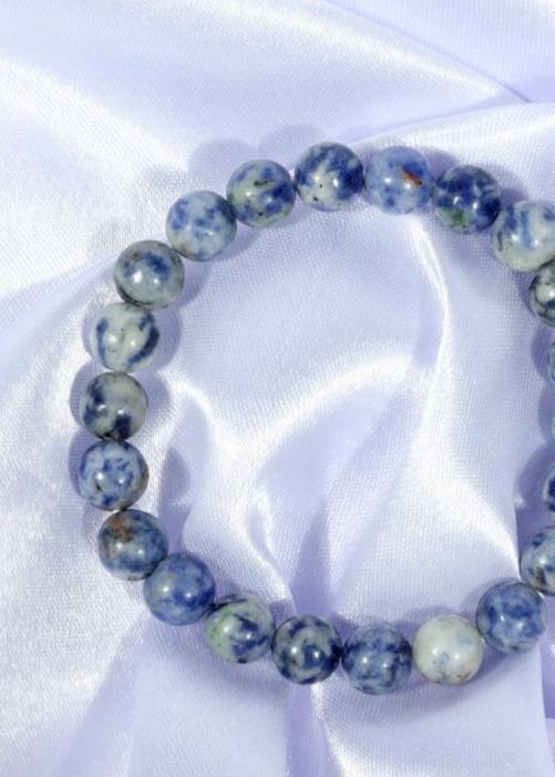 Blue Jasper Agate Bracelet