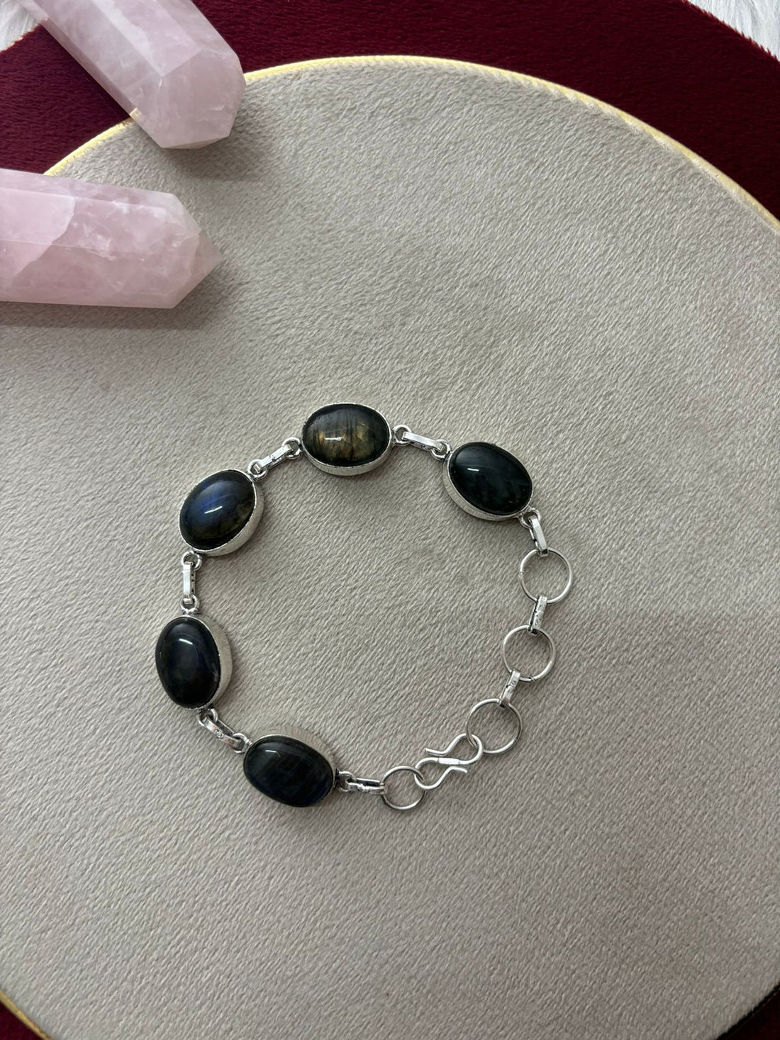 Natural Labradorite Crystal Bracelet