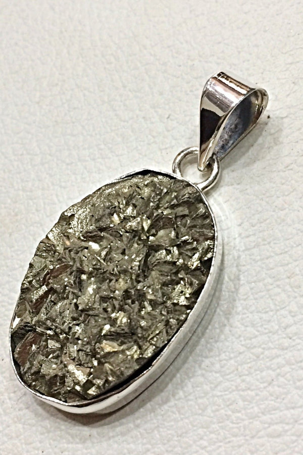 Natural Pyrite Pendant