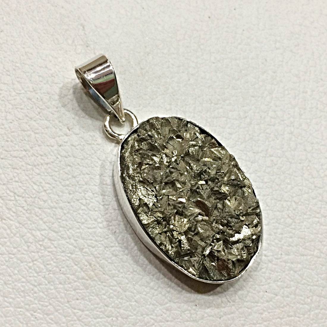 Natural Pyrite Pendant