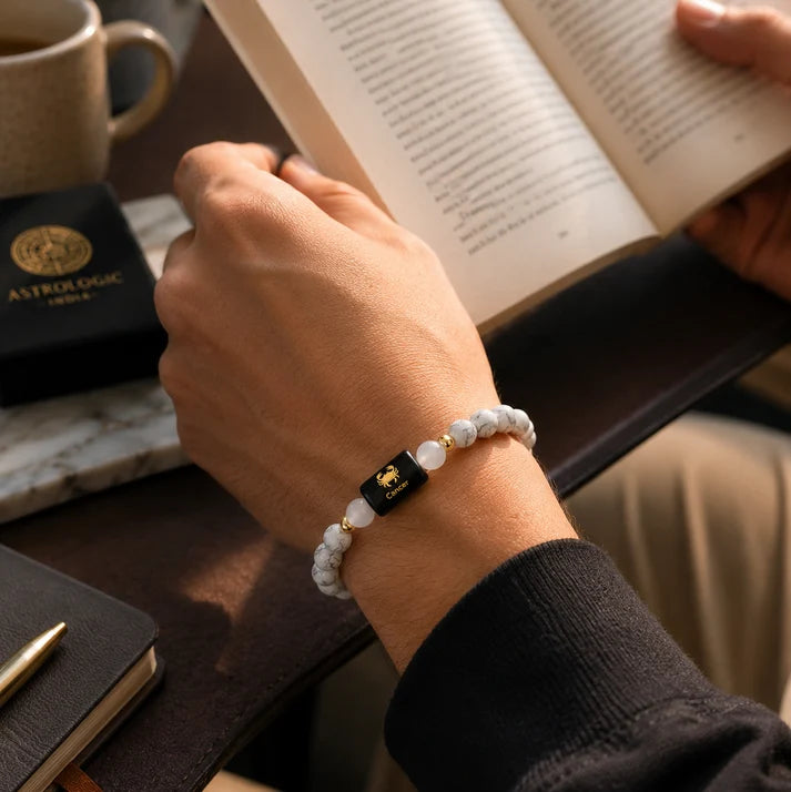 Cancer(Kark)Zodiac Sign Rashi Bracelet for Men & Women