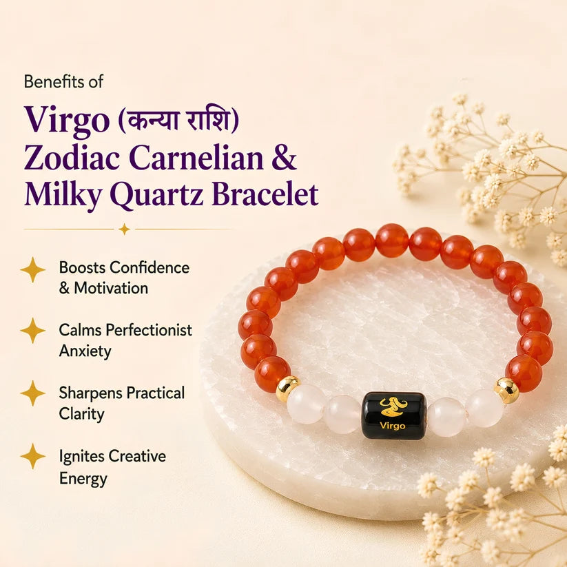 Virgo(Kanya)Zodiac Sign Rashi Bracelet for Men & Women