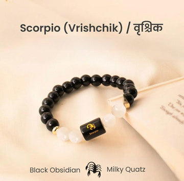 Scorpio(Vrishchik)Zodiac Sign Rashi Bracelet for Men & Women