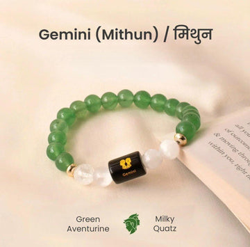 Gemini (Mithun)Zodiac Sign Rashi Bracelet for Men & Women