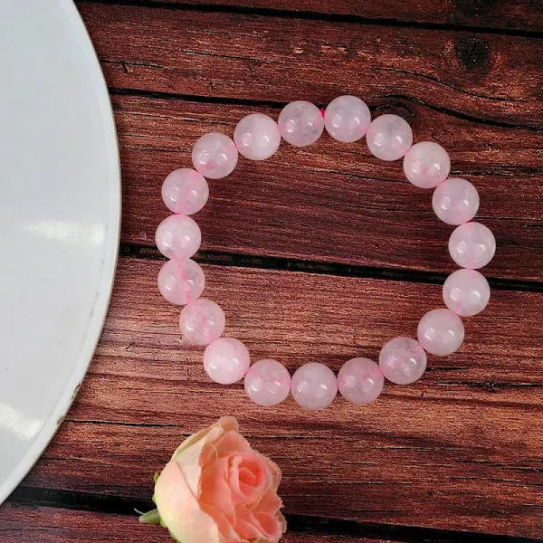 Rose Quartz Crystal Bracelet