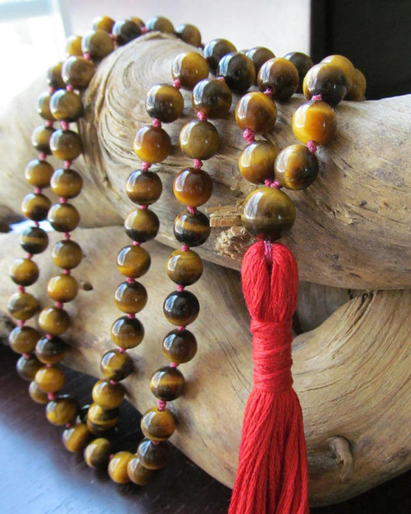 Tiger Eye Natural Stone Mala